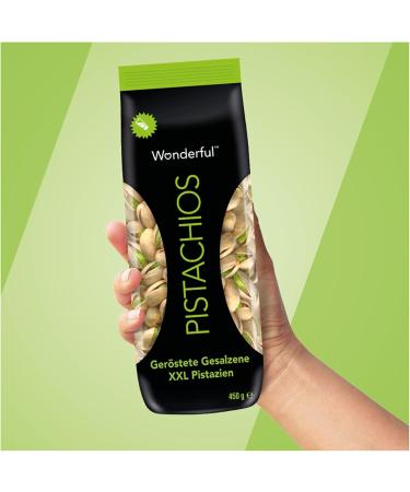  Wonderful Pistachios Wonderful Pistachios & Almonds - Roasted & Salted Pistachios 450g ripened under the Californian sun - Buy Online on GoSupps.com