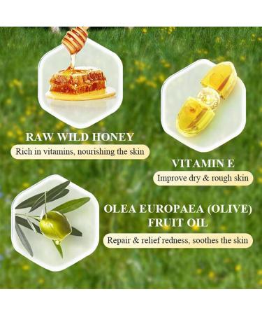  Mimoqk Tallow Face Moisturizer 50g Beef Tallow Cream Organic Hydrating Balm Enriched with Wild Honey Nourishing for Dry & Tight Skin Face & Body Use - Buy Online on GoSupps.com