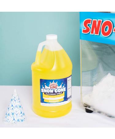 Carnival King 1 Gallon Banana Snow Cone Syrup - 4/Case - Buy Online on GoSupps.com