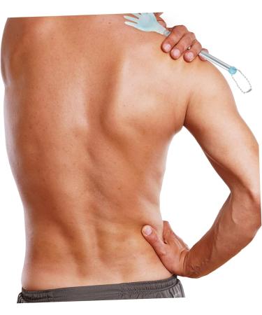 Tovinanna 12 pc Stainless Steel Spatula Set & Retractable Back Scratcher for Men - Portable & Durable Body Care Tools - Buy Online on GoSupps.com