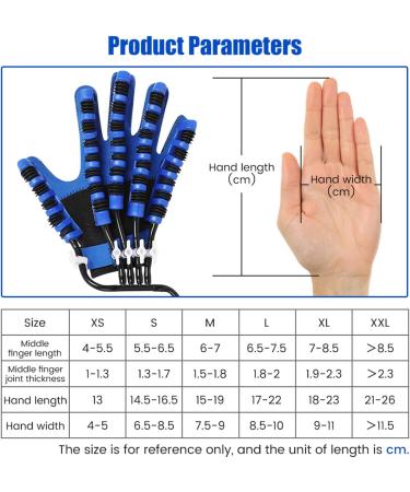 Both Hand Rehabilitation Robot Gloves Hemiplegia Stroke Patient Hand Exercisers Arthritis Trainer Gloves Help Restore Hand Function(Size:Size M) - Buy Online on GoSupps.com
