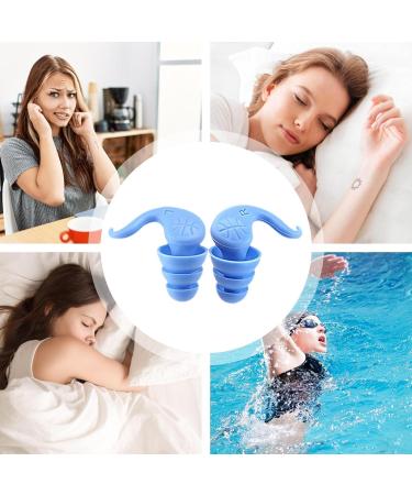 Sound Proof Earplugs - Waterproof Noise Cancelling Earplugs |Portable Ear Plugs With Carrying Case |Horn Soundproof Earplugs |Horn-Shaped Silicone Earplugs | Ergonomic Ear Plugs For Home Work - Buy Online on GoSupps.com