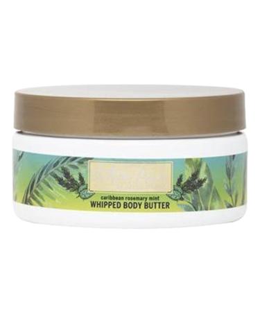 Joyce Giraud Natura Amor Whipped Body Butter Caribbean Rosemary Mint Extra Creamy Ultra Hydrating Non-Greasy 8 Oz