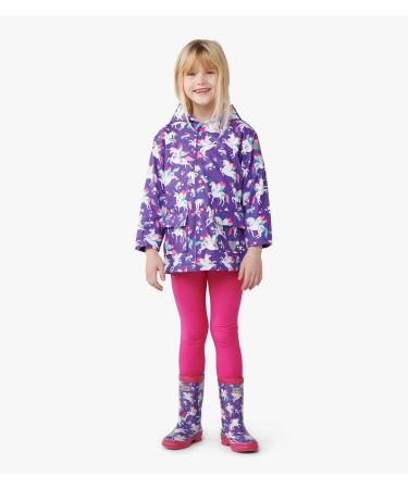 Hatley Girls' Rainbow Winged Unicorns Raincoat - Size 2 Years | Waterproof & Adorable Design - Buy Online on GoSupps.com