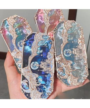 Huazhixiao Moonlight Mermaid Series 5 Color Eyeshadow Palette - Pigmented Multichrome Shades - Buy Online on GoSupps.com