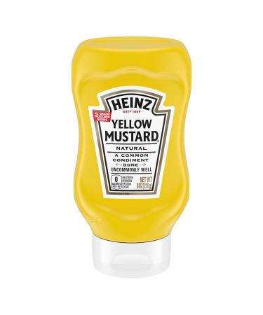 HEINZ 226g x 4 this bottle of yellow Heinz mustard on the head