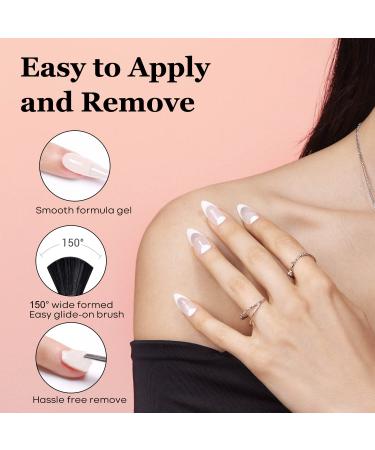 Modelones Gel Nail Polish 15ml Milky White Color Set | Soak-Off LED Long-Wear | Mirror Shine | Salon-Quality Manicure | DIY at Home | 0.5oz A01 - Buy Online on GoSupps.com