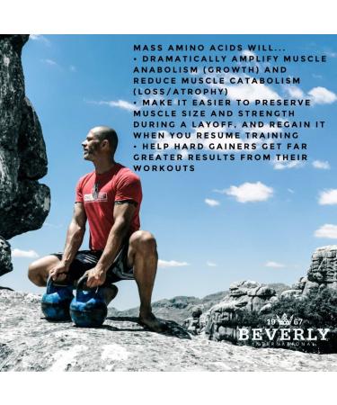 Beverly International Mass Amino Acids - 500 Tabs | Essential for Muscle Recovery & Repair | Pre/Post Workout Supplement | Complete Amino Acid Profile - Buy Online on GoSupps.com