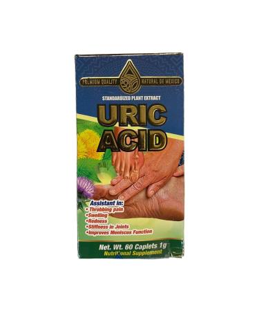 Uric Acid Cleanse and Detox Daily Cleanse and Uric Acid Support for Adults 60 Capsules with Artichioke Milk Thistle Harpago Dandelion and More