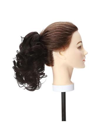 S-Noilite Voluminous Hair Extension - 30cm Wavy Ponytail Braid Claw - Dark Brown & Various Colors - International Shipping Available - Buy Online on GoSupps.com