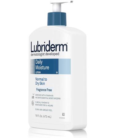  Lubriderm Lubriderm Daily Moisturizing Lotion for Normal to Dry Skin Fragrance Free 474g - Buy Online on GoSupps.com
