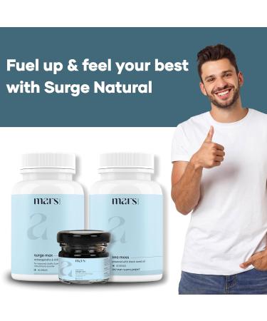 Mars by GHC Performance Plus Combo | Surge Max Caps Pure Himalayan Shilajit Resin Black Seed & Natural Sea Moss Capsules | Supports Energy Stamina & Overall Well-Being | Pack of 1 - Buy Online on GoSupps.com