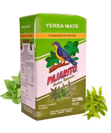 Pajarito Yerba Mat Compuesta Herbas: 0 5 kg + chantillon (40g)| Boisson nergisante et tonique riche en vitamines et antioxydants! Acc l re le m tabolisme. Compuesta Herbas 0.5 kg