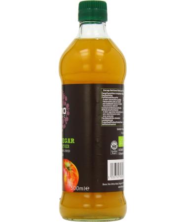 Biona Organic Apple Cider Vinegar 500ml - Pure and Unfiltered - Buy Online on GoSupps.com