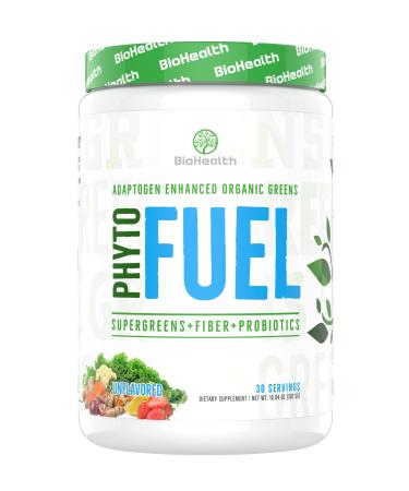 BioHealth Nutrition Phyto Fuel Supergreens + Fiber + Probiotics | Comprehensive Greens Powder | 30 Servings
