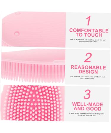 Beavorty Silicone Baby Bath Brush Set - Newborn Scrubber & Scalp Massager - Hair Washing & Body Massage Tools - 4pcs - Buy Online on GoSupps.com