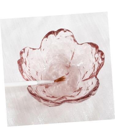 Ipetboom Acrylic glass nail art holder Glass nail dish Nail supplies Cherry blossoms Accessories nail stand plate cup Japanese-style nail dish cup Nail Pen Palette - Buy Online on GoSupps.com