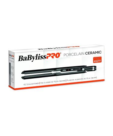 Porcelain Ceramic Hair Straightener - 1 1/2 Inch Professional Flat Iron up to 450F - Buy Online on GoSupps.com