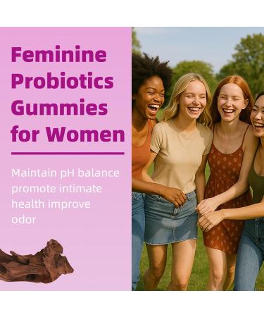 Faizalybova Her Juicy Feminine Probiotics Gummies with Slippery Elm Tropical Pineapple Flavor | Supports ph Balance for Women Digestive & Immune Health | 60 Gummies (1 Pack) - Buy Online on GoSupps.com
