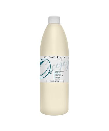 Premium Grade Clear Emu Oil - 100% Pure Australian, Ultra Refined, Undiluted - 16 Ounces for Skin, Hair & Body Care - Buy Online on GoSupps.com