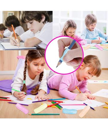 Buy 8 Pieces Silicone Pencil Handles | Ergonomic Pen Holders for Children | Vibrant Colors Available Enhance Writing Skills! - Buy Online on GoSupps.com