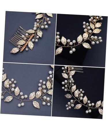 DOITOOL 1pc Handmade Pearl Comb Bride Hair Comb Handmade Hair Comb Pearl Hair Pin Bridal Hair Comb Pearl Hair Barrettes Hair Decor Bridal Headdress Bridal Comb Alloy Accessories - Buy Online on GoSupps.com
