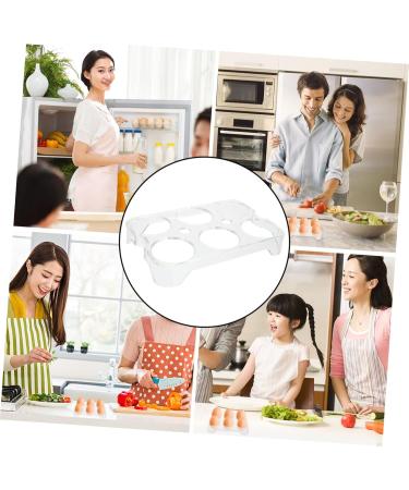 JOINPAYA 6 Eggs Tray Egg Storage Box Display Shelves Eggs Fridge Egg Drawer Tray Refrigerator Egg Case Container Box Food Assorted Color 14.8x9.7x2cm - Buy Online on GoSupps.com