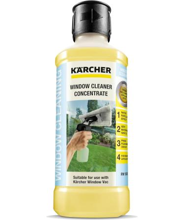 Bundle of K rcher Window Vac WV 5 Plus Battery Running Time: 35 min Removable Battery LED Display for Battery Status Spray Bottle with Microfibre Cloth + K rcher Window Cleaner Concentrate RM 500 + Window Concentrate - Buy Online on GoSupps.com