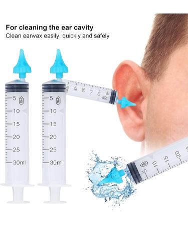 Alomejor 4pcs 30ml Ear Wax Remover Syringe - Ear Cleaning Irrigation Tool for Children and Adults - Buy Online on GoSupps.com