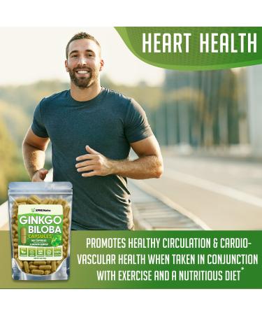 XPRS Nutra Ginkgo Biloba Capsules - Gingko Biloba Encapsulated Supplements for Cognition - Vegan Friendly Ginkoba Biloba - Immunity Boosting Ginkgo Biloba Capsules - 180 Count - Buy Online on GoSupps.com