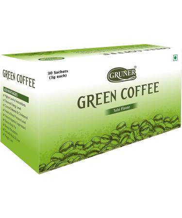 Green Coffee 100% natural - Tulsi flavor - 30 Sachets