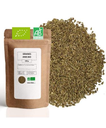 Organic Anise ? Anise Seeds ? 100 gram bag with Zip ? 40 Cups ? 100% Organic Farming ? Superior Quality ? Satisfaction