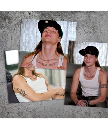 No Ragrets Temporary Tattoos - 2-Pack for Halloween Costume | Skin Safe - Buy Online on GoSupps.com