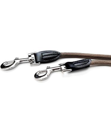 Leitengr n Dog Leash Derby | 2m Adjustable Nylon Leash for Medium to Large Dogs | Elegant Braun Oak Bark - Durable & Flexible - Buy Online on GoSupps.com
