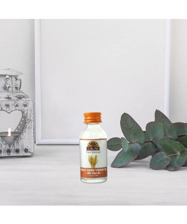 OKAY 100% Pure Wheat Germ Virgin Oil 1oz - Premium Skin & Hair Care - Shop Internationally - Buy Online on GoSupps.com