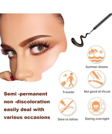 Eyebrow Tint Waterproof Sweat Resistant Eyebrow Paste Natural Three Dimensional Long Lasting With Eyebrow Card Easily create three-dimensional eyebrow shape for a perfect makeup look! (3) - Buy Online on GoSupps.com