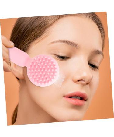 FRCOLOR Silicone face Brush Silicone Facial Exploration Silicone face exfoliator Skin Care Tools Silicone Handheld face Brush exfoliating Facial Brush Scrub Brush 3D Clean Silica Gel 11x5cm - Buy Online on GoSupps.com