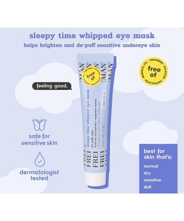 FREEMAN Sleepy Time Facial Mask Kit - 4 Piece Set with Eye Mask & Overnight Moisturizer for Tired Eyes & Skin | Includes Satin Sleep Mask | Ideal for Sleep Routine and Skin Care - Buy Online on GoSupps.com