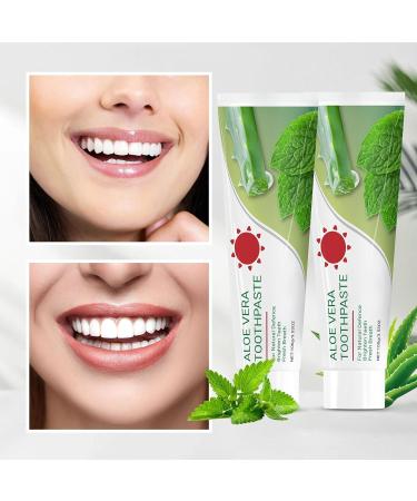  Zankie Organic toothpaste with aloe vera - Fluoride-free aloe toothpaste for sensitive teeth - Natural effect - 100g - Buy Online on GoSupps.com
