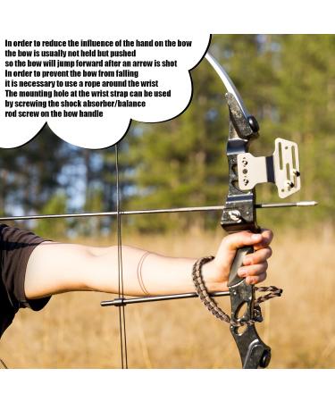 Kathfly 4 Pcs Archery Bow Wrist Sling Set - Paracord Strap for Comfortable Bow Hunting and Shooting - Buy Online on GoSupps.com