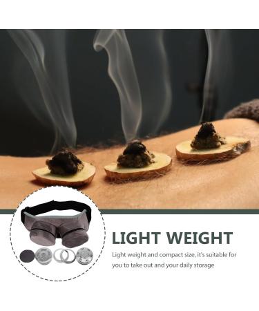 Frcolor Moxibustion Package - Smoke-Free Moxa Belt & Cleaning Set for Waist and Belly Massage - Buy Online on GoSupps.com