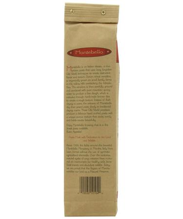 Montebello Organic Capellini 16oz - 5 Count Pack of 5 | 100% Whole Wheat Pasta - Buy Online on GoSupps.com
