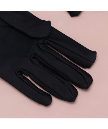 Beaupretty Mens Glives 4pairs Cloth Elastic Premium Dry Spa Inspection Gloves Black Store Male Overnight Moisturizing Skin Hand Cracked Shop Etiquette Cotton Men Covers Ceremonial 22X8.5cm Black - Buy Online on GoSupps.com