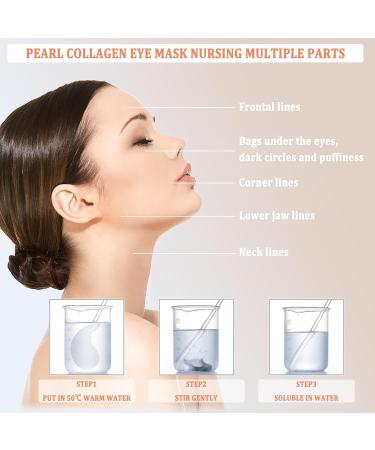 10 Pairs Crystal Collagen Under Eye Patches Hydrating Under Eye Gel Pad Under Eye Treatment Mask for Dark Circles Puffy Eyes Anti Wrinkle Fine Lines Skincare for Women and Men (Pearl) - Buy Online on GoSupps.com