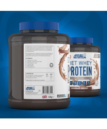Applied Nutrition Diet Whey 1.8kg - High Protein & Low Carb Chocolate Dessert Powder with CLA, L Carnitine, Green Tea for Weight Management - 72 Servings - Buy Online on GoSupps.com