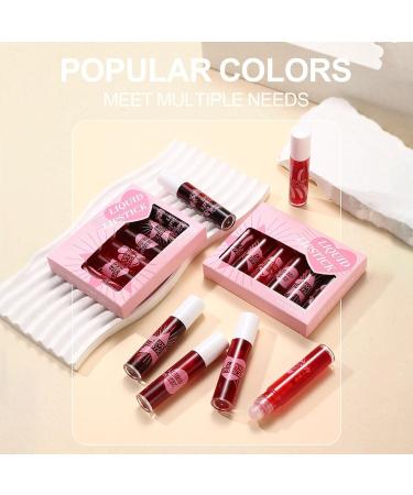 6 piece lip gloss set Roll on Lip Glow Oil highshine filling lip gloss set lip gloss for longlasting glossy caring lips glossy lip oil kit cream 22 - Buy Online on GoSupps.com