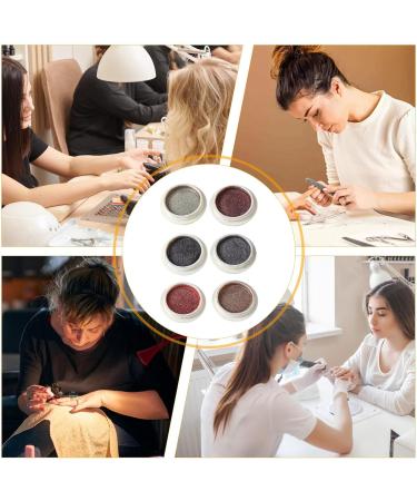 Poudre de ongles chrom e ensemble de poudre chrom e ongles - 6 couleurs Miroir Effet Fingernail Chrome | Shimmer Nail fournit de la poudre pour le festival les rencontres le maquillage 04 D - Buy Online on GoSupps.com