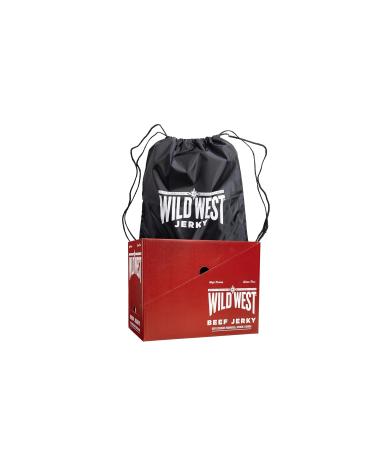 Wild West Beef Jerky Mix Box 60G - High Protein 10 Pack with Sportsbag | Original Honey BBQ Jalapeno & Steak Strips - Buy Online on GoSupps.com