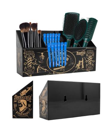 Hair Scissor Holder 5 Compartments Hair Cutting Scissors Holder with Removable Sponge Liner Efficient Salon Shear Holder 10.6 3.1 5.5 Inch Salon Scissors Holder Hair Scissors Organizer for Barber