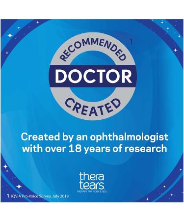 TheraTears Liquid Gel Nighttime Eye Drops for Dry Eyes - 30 Count - Buy Online on GoSupps.com